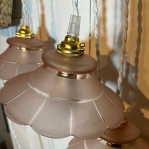 Roseline, la petite suspension en verre dépoli – Image 2
