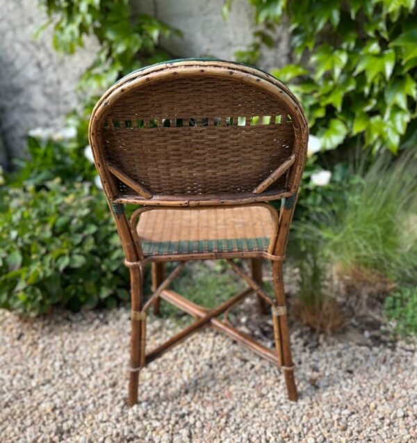 Emilie, la chaise "Belle époque" en rotin – Image 3
