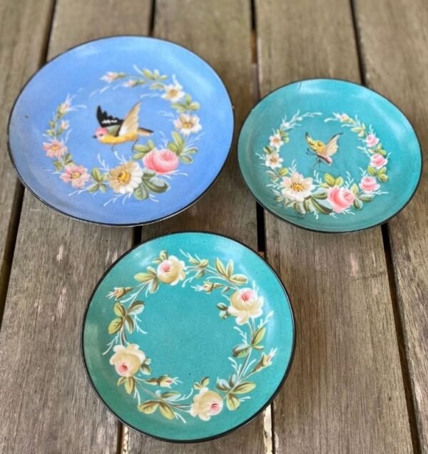 Cléo, le trio d'assiettes en porcelaine