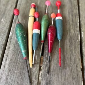 Youyou, le flotteur en bois patiné (x6)