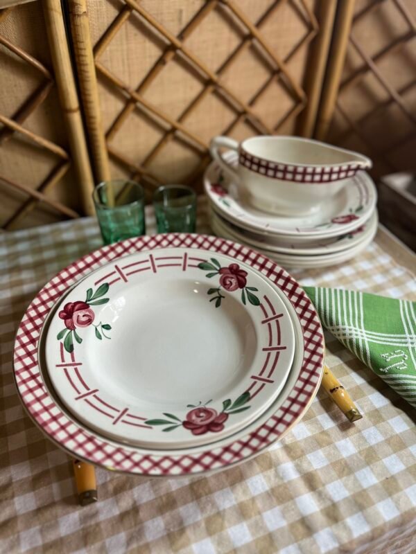 Margaret, l'assiette Sarreguemines "Castille" (4 paires) – Image 3