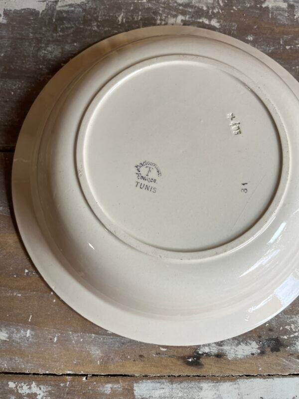 Anis, le plat rond creux Badonviller – Image 3