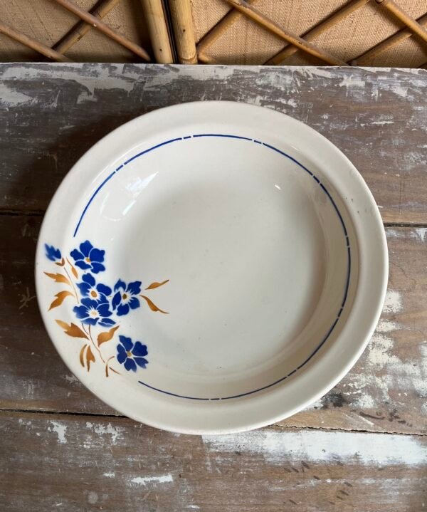 Anis, le plat rond creux Badonviller