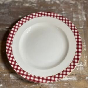 William, le plat rond Sarreguemines série "Ecossais"