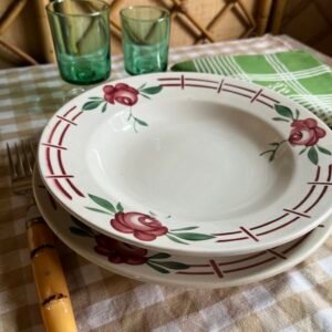 Margaret, l'assiette Sarreguemines "Castille" (4 paires)