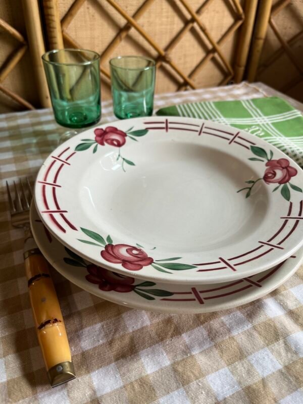 Margaret, l'assiette Sarreguemines "Castille" (4 paires)