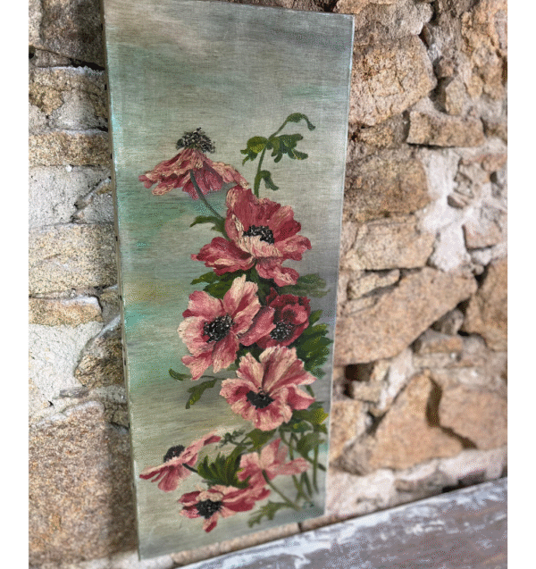 Claire, l'huile sur toile