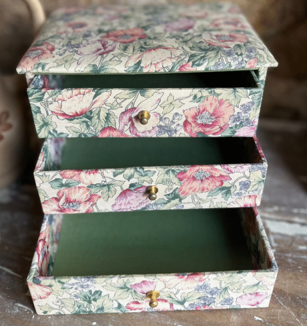 Aglaé, la boite en tissu fleuri – Image 4