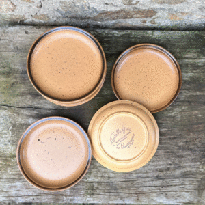 Assiettes Sarreguemines en grès