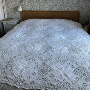 Plaid vintage au crochet