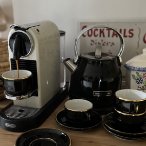 Set de tasses Apilco noires (4)