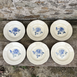 Assiettes creuses Digoin x6