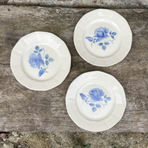 Assiettes plates Digoin x3
