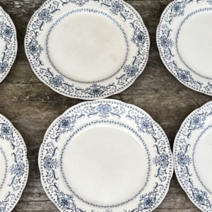 Assiettes Grand dépôts E. Bourgeois x6