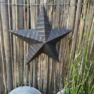 Étoile Amish noire 56 cm