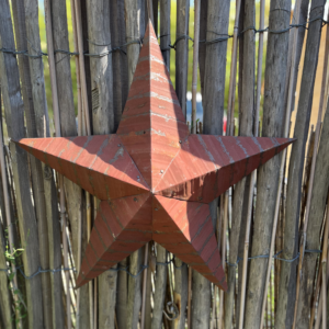 Étoile Amish rouge 56 cm