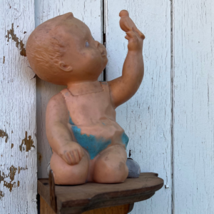 Pouet vintage l'oiseau et l'enfant