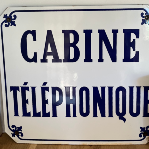 Plaque émaillée vintage Japy frères